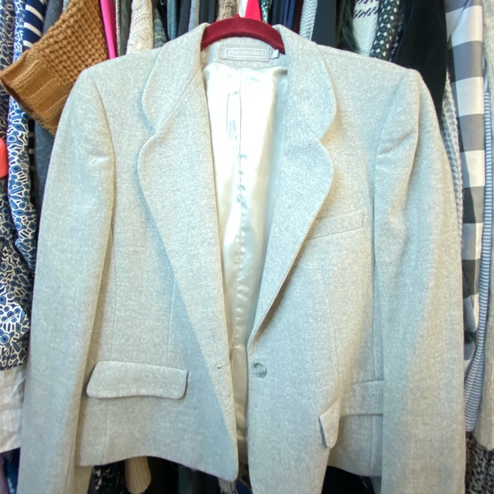 Evan Picone grey blazer